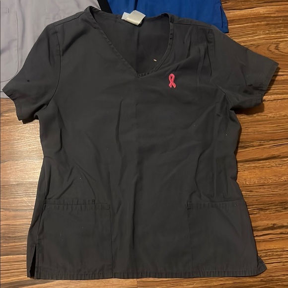 Cherokee and Dickies Scrub Tops - Blue, Gray, and Purple - Picture 2 of 4